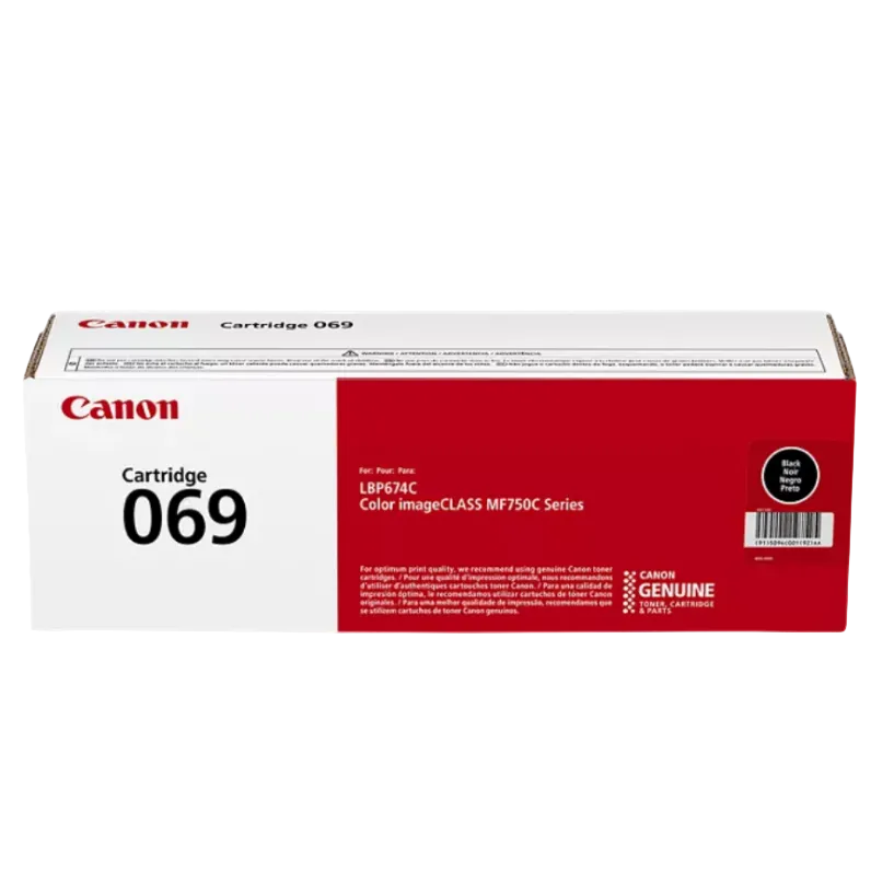 Canon 069 Laser Toner Cartridges – Black, Cyan, Yellow, Magenta (Individual)