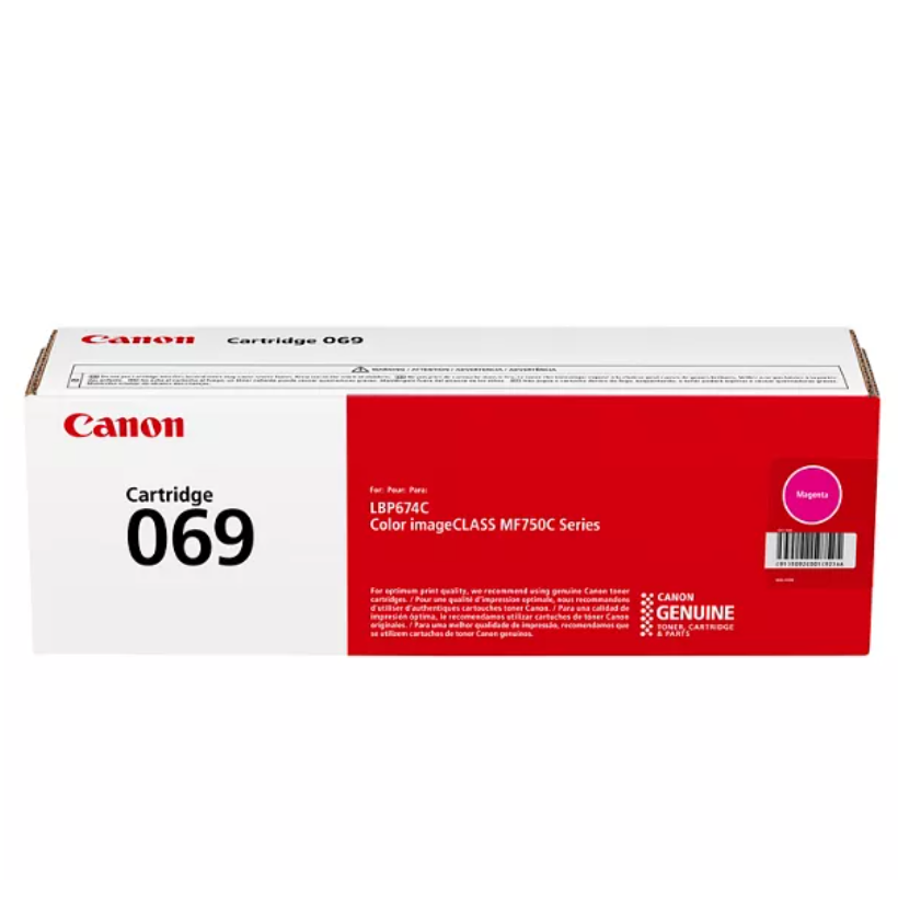 Canon 069 Laser Toner Cartridges – Black, Cyan, Yellow, Magenta (Individual)
