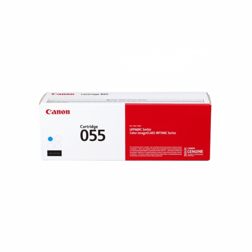 Canon 055 Laser Toner Cartridges – Black, Cyan, Yellow, Magenta (Individual)