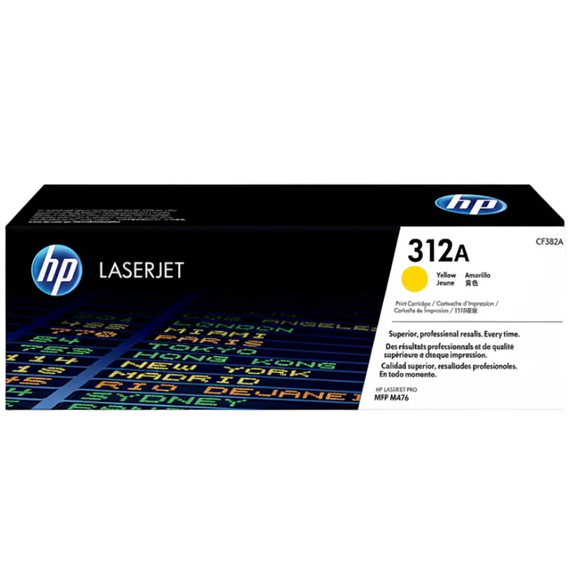 HP 312A Laser Toner Cartridges – Black, Cyan, Yellow, Magenta (Individual)