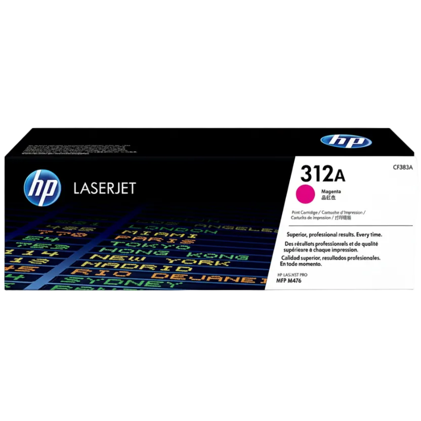 HP 312A Laser Toner Cartridges – Black, Cyan, Yellow, Magenta (Individual)