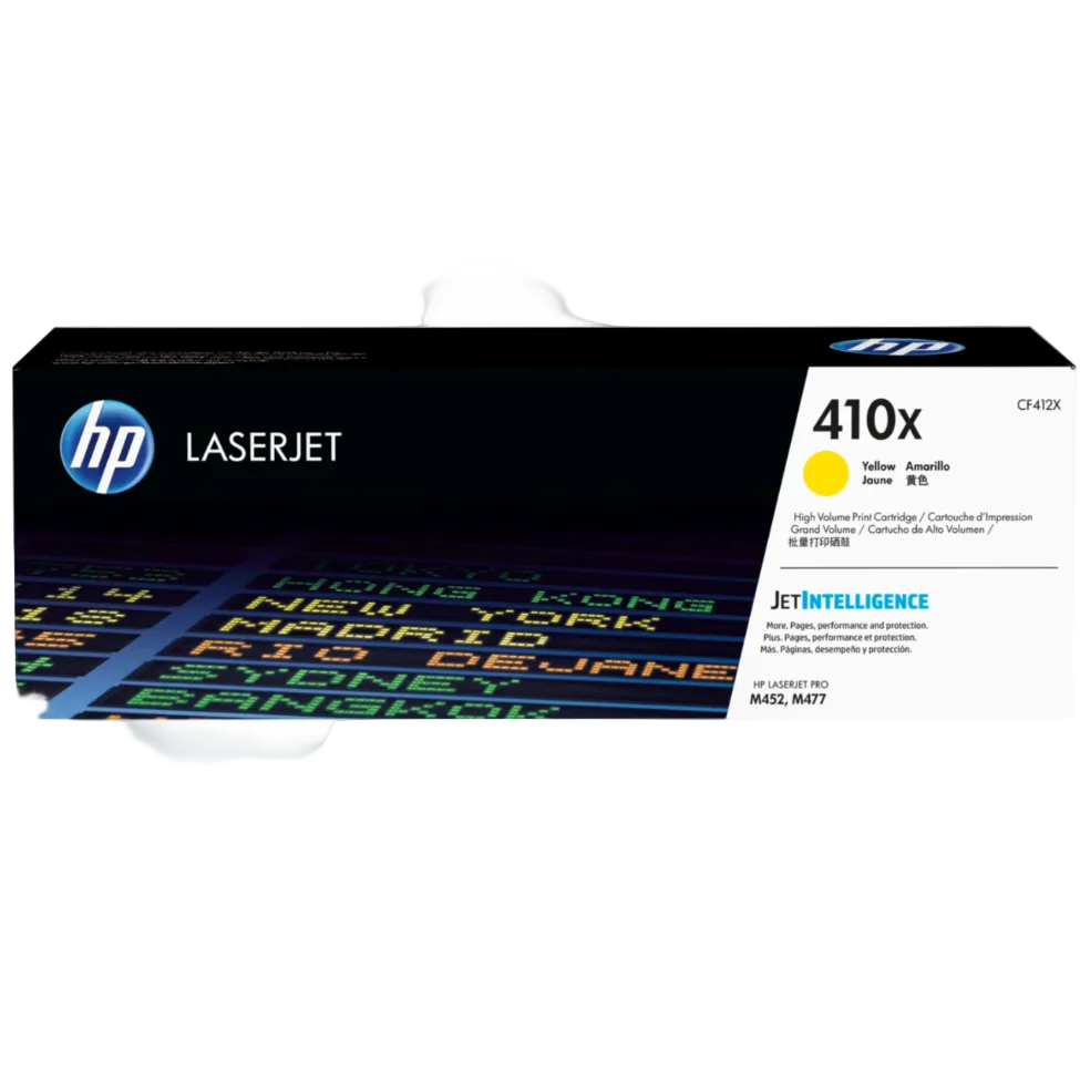 HP 410X High Yield Laser Toner Cartridges – Black, Cyan, Yellow, Magenta (Individual)