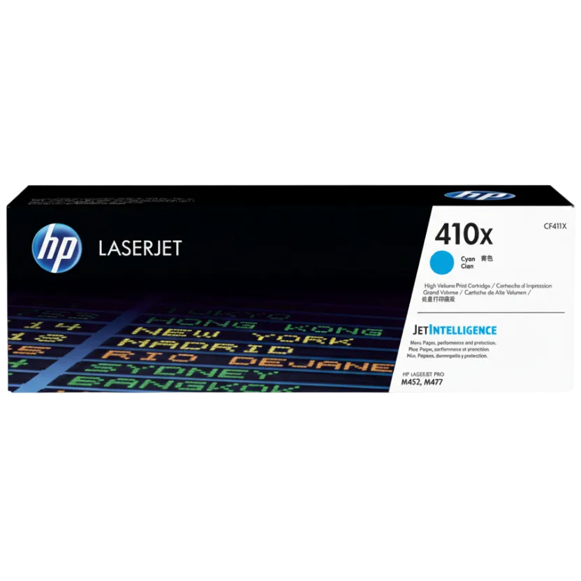 HP 410X High Yield Laser Toner Cartridges – Black, Cyan, Yellow, Magenta (Individual)
